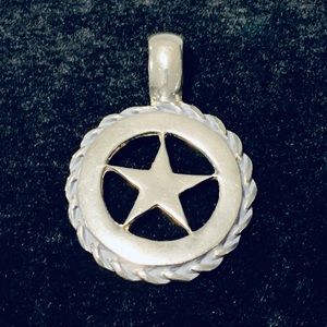 Silver Western Star Pendant